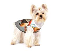 Colorful birds Premium Dog Tshirt - Soft 100% Cotton Ropa Para Perros, Perfect for Small to Medium Dogs, Stylish and Comfortable Shirts for Dogs L