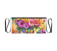 Colorful Birthday Bouquet Waist Apron for Women Men with 3 Pockets and Waterproof Design, Colorful Birthday Bouquet, One Size Fits Most, Colorful Birthday Bouquet, Size, Colorful Birthday Bouquet, One