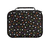 Colorful Black Polka Dot Colored Pencil Bag Large Capacity Pencil Case for Colouring Pencils Pen Bag Marker Organizer