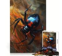 Colorful Black Widow for Adults 1000 Piece Jigsaw Puzzle Indoor Fun Smooth Thick Family Activity Birthday Art Gift (38x52cm)