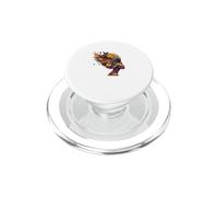 Colorful Black Woman Afro Birds Nature Art Proud Queen PopSockets PopGrip for MagSafe