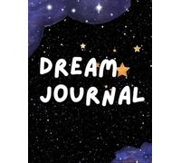 Colorful Blank Dream Journal/Notebook, Unlined Journal to Write in. This Unique Space Themed Unruled Paper Design, 5.75 x 7.5 in, 100 Pages