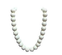 COLORFUL BLING 18mm Chunky Acrylic Beaded Necklace,Retro 80s Neon Statement Necklace for Women, Boho Large Beads Choker Collar Necklace for Costume Party Daily Wear, Acrylic Metal, Agate