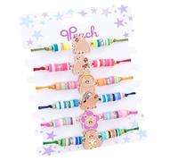 COLORFUL BLING 6PCS Capybara BFF Bracelets for Women Adjustable Best Friends Stackable Bracelets Cute Animal Jewelry Christmas Graduation Birthday Gift for Girls