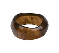 COLORFUL BLING Acrylic Cute Transparent Candy Geometric Tortoiseshell Chunky Cuff Bangle Mottled Wide Chunky Cuff Bracelet for Women Statement Jewelry, 2.6 inches, Resin, resin