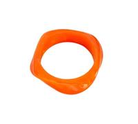 COLORFUL BLING Acylic Resin Bangles Bracelets for Women Chunky Bangles Geometric Irregular Plastic Wristbands, 1, Resin, no gemstone