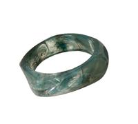 COLORFUL BLING Acylic Resin Bangles Bracelets for Women Chunky Bangles Geometric Irregular Plastic Wristbands, 1, Resin, no gemstone