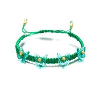 COLORFUL BLING Adjustable Strings Braided Rope Cute Transparent Butterfly Strand Bracelets Lucky Butterfly Friendship Matching Bracelet BFF Gift for Women, adjustable, Resin, no gemstone