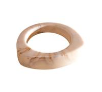 COLORFUL BLING Chunky Resin Bangle Bracelet for Women, Irregular Wide Acrylic Cuff Bracelet, Retro Y2K Statement Fashion Jewelry for Daily Party Vacation, S, Metal, no gemstone