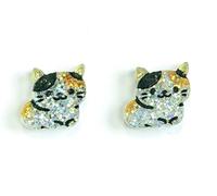 COLORFUL BLING Cute Acrylic Animal Stud Earrings for Women, Cat Dinosaur Capybara Panda Turtle Axolotl, Lightweight Whimsical Jewelry for Everyday Wear & Gift, Acrylic, Agate