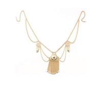 COLORFUL BLING Vintage Coin Belly Waist Chain Fashion Belt Gypsy Bohemian Dancing Tassel Body Jewelry, metal