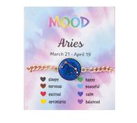 COLORFUL BLING Zodiac Bracelets for Women Men 12 Constellations Sign Color Changing Mood Charm Bracelet Emotion Feeling Temperature Sensing Bracelets Astrology Horoscope Jewelry Birthday Gift, enamel