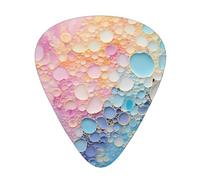 Colorful Blue Marble Guitar picks in thin, medium, and thick sizes, 12-piece set, suitable for electric guitar and various instruments