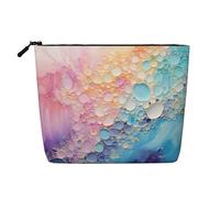 Colorful Blue Marble Women's toiletry and cosmetic bag, unisex toiletry storage bag, personal care storage bag