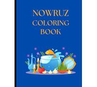 Colorful Blue Nowruz Coloring Book