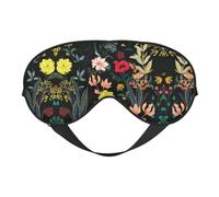 Colorful Boho Floral Print Eye Mask for Sleeping Light Blocking,Soft Breathable Eye Mask,Adult Party Eyeshade Favors