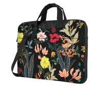 Colorful Boho Floral Printed Waterproof Laptop Case Ultra-Thin Portable One-Shoulder Laptop Bag 600d Oxford 13in/14in/15.6in