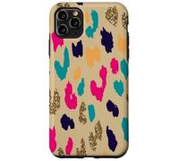 Colorful Boho Leopard Abstract Animal Spots Pattern Case for iPhone 11 Pro Max