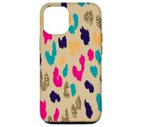 Colorful Boho Leopard Abstract Animal Spots Pattern Case for iPhone 12/12 Pro