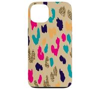 Colorful Boho Leopard Abstract Animal Spots Pattern Case for iPhone 13