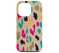 Colorful Boho Leopard Abstract Animal Spots Pattern Case for iPhone 13 Pro