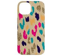 Colorful Boho Leopard Abstract Animal Spots Pattern Case for iPhone 14