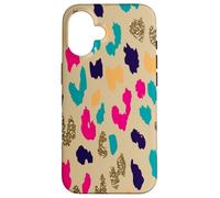 Colorful Boho Leopard Abstract Animal Spots Pattern Case for iPhone 16