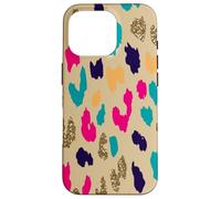 Colorful Boho Leopard Abstract Animal Spots Pattern Case for iPhone 16 Pro