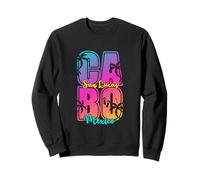 Colorful Bold Letters Cabo San Lucas Mexico Beach Vacation Sweatshirt