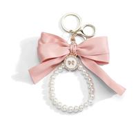 Colorful Bow Pearl Keychain Accessory, Birthday Gifts for Mum, Gifts for Sister, Cute Keyrings for Women, Friend Gifts, Bag Charm, Couples Gifts, Friendship Gifts