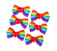 Colorful Bowknot Rainbow Hair Clip For Girls Kid Barrettes Ribbon Rainbow Headband Hairpins Lovely Hairpins
