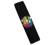 Colorful Bowling Ball Car Seat Belt Pads Cover Durable Seatbelt Shoulder Strap Car Accessories 1PCS