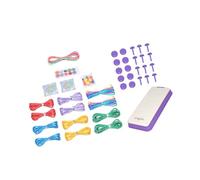 Colorful Bracelets Making Set Included Braiding Cords Weaving Tools Instructions for Children Fine Motor Development Comprehensive Jewelry Making Set with Weaving Tools Cords Guide for Adult Projects