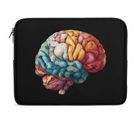 Colorful Brain Laptop Case Sleeve Bag 10inch Durable Shockproof Protective Computer Carrying Cover Briefcase