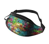 Colorful Brick Waist Pack Fanny Packs for Men Women Waist Bag with Adjustable Strap for Running Travel Hiking Dog Walking Workout