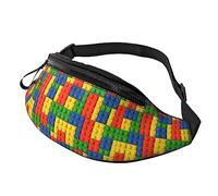 Colorful Brick Waist Pack Fanny Packs for Men Women Waist Bag with Adjustable Strap for Running Travel Hiking Dog Walking Workout