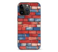 Colorful Brick Wall Novelty Protective Cases Lightweight Phone Covers Compatible With iPhone 14/14 Plus/14 Pro/14 Pro Max Printed Protector