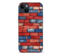 Colorful Brick Wall Novelty Protective Cases Lightweight Phone Covers Compatible With iPhone 14/14 Plus/14 Pro/14 Pro Max Printed Protector