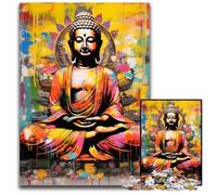 Colorful Buddha Jigsaw Puzzles for Adults 1000 Piece Jigsaw Puzzles for Adults for Family And Friends, Suitable for Ages 14+ 26X38CM/10.23x14.96inch