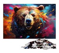 Colorful Buddha Statue 1000Pc Adults Jigsaw Puzzle Difficult Puzzles for Adults Challenging Brain Teaser for Teenagers, Family Game Night Fun 26X38CM/10.23x14.96inch