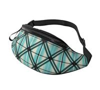 Colorful Buffalo Plaid Print Fanny Pack for Women Men, with Adjustable Strap, Lightweight Waterproof Waist Bag for Sport Walking Running