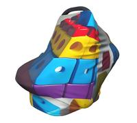 Colorful Building Blocks Versatile full-print Stroller Chair Cover/Nursing Cover, specially designed for your baby