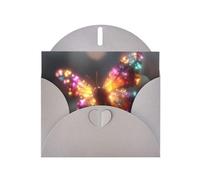 Colorful Butterflies Greeting Card with Gray Envelope Holidays Birthdays Weddings Anniversaries Write Unique Blessings