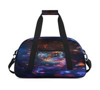 Colorful Butterfly Duffel Bags for Women Men Kids Girls Boys Overnight Weekender Travel Bag 24L Sport Gym Duffel Bag Practice Tote Carry Bag