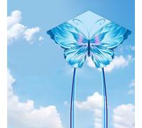 Colorful Butterfly Kite, Easy to Fly Large Outdoor Kite for Kids & Adults, Beach & Park Toys with Durable Nylon, Family Fun Activities