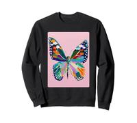 Colorful Butterfly Modern Artistic Spring Aesthetic Summer Sweatshirt