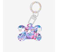 Colorful Butterfly Printing Dog Tag Bone Shaped Double Sided Pattern Dog Id Tags Bone Shaped Pet Name Tags Dog Collar Tags