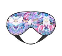 Colorful Butterfly Sleep Eye Mas Updated Design Light Blocking Night Eye Blinder Men Women Shift Work Travel