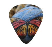 Colorful Butterfly Stone - Guitar Picks-12 Pack Includes Thin, Medium & Heavy Gauges, Best Gift for Guitar Lovers