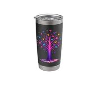 Colorful Butterfly Tree Nature Graphic Monarch Butterfly Stainless Steel Insulated Tumbler